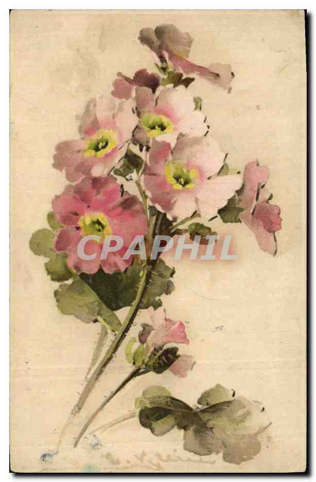 CPA Fantaisie Illustrateur Fleurs 