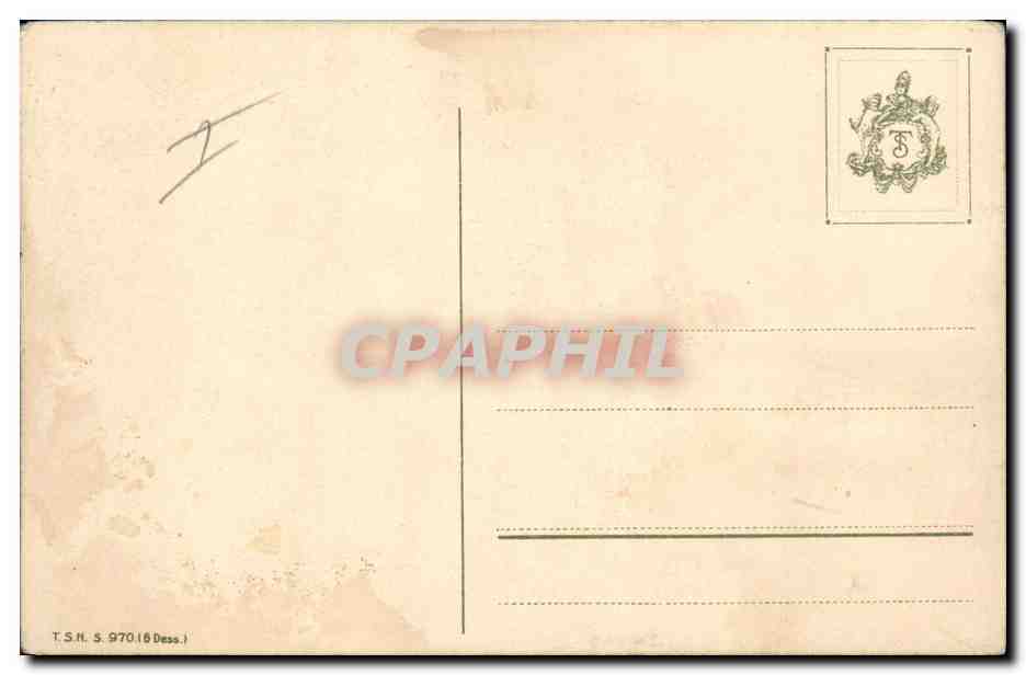 CPA Fantaisie Illustrateur Fleurs  — Verso