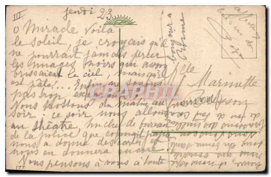 CPA Fantaisie Illustrateur Fleurs  — Verso