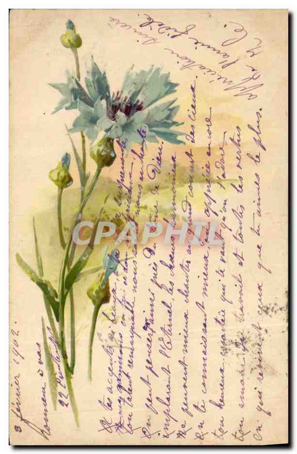 CPA Fantaisie Illustrateur Fleurs 