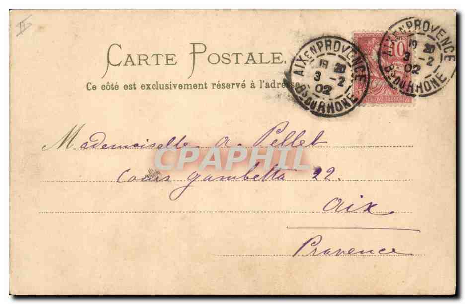 CPA Fantaisie Illustrateur Fleurs  — Verso