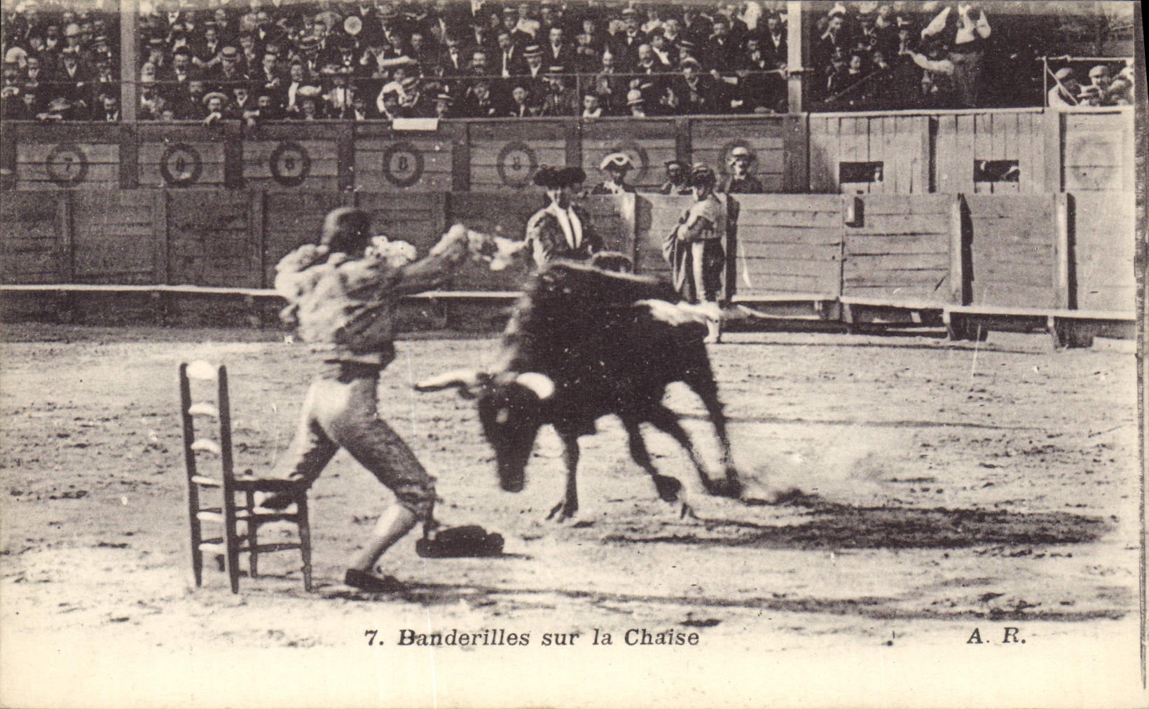 Banderilles sur la Chaise — spectacle de tauromachie — A.R. n°7