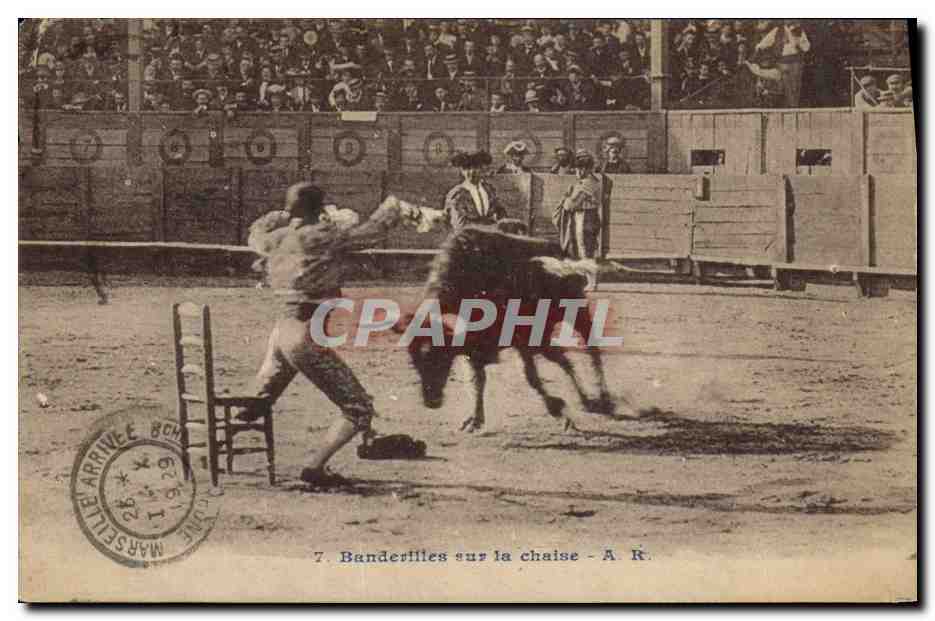 Banderilles sur la chaise — A. R.