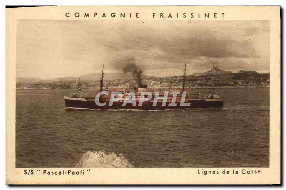 S/S 'Pascal-Paoli' — Compagnie Fraissinet, Lignes de la Corse