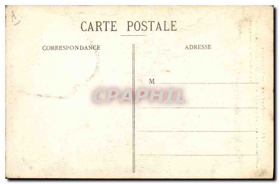 CPA Folklore Lits clos Pendant la grande guerre  — Verso