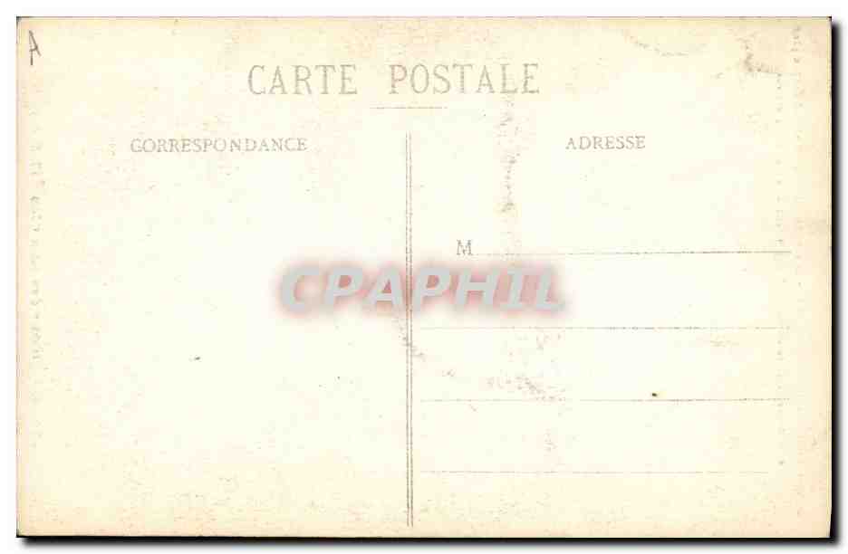 CPA Folklore Lits clos  — Verso