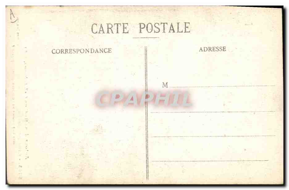 CPA Folklore Lits clos  — Verso