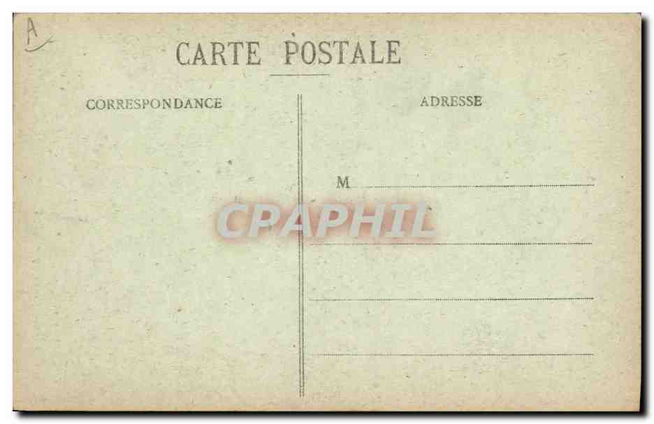 CPA Folklore Lits clos La lettre pour le front  — Verso