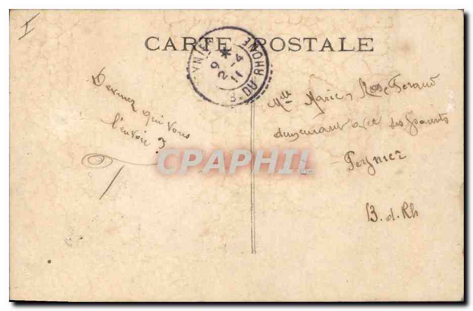 CPA Fantaisie Poisson 1er Avril Femme  — Rückseite