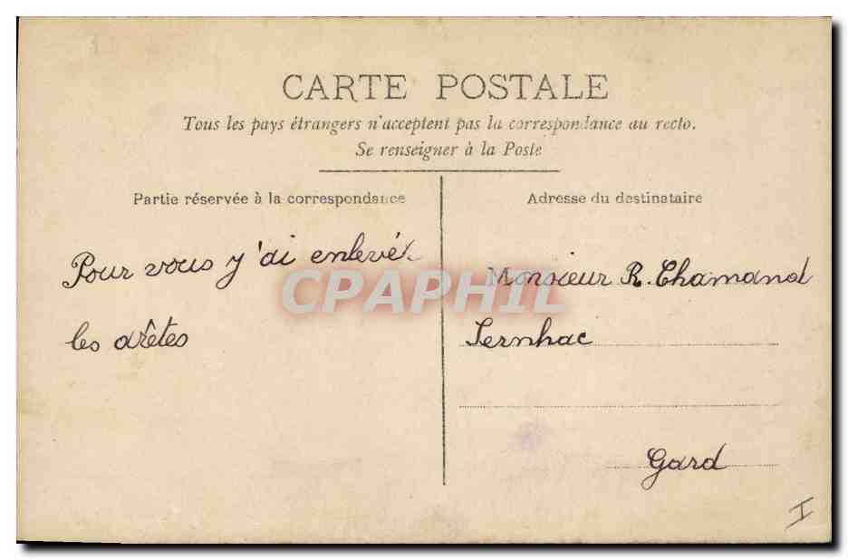 CPA Fantaisie Poisson 1er Avril Enfant  — Rückseite