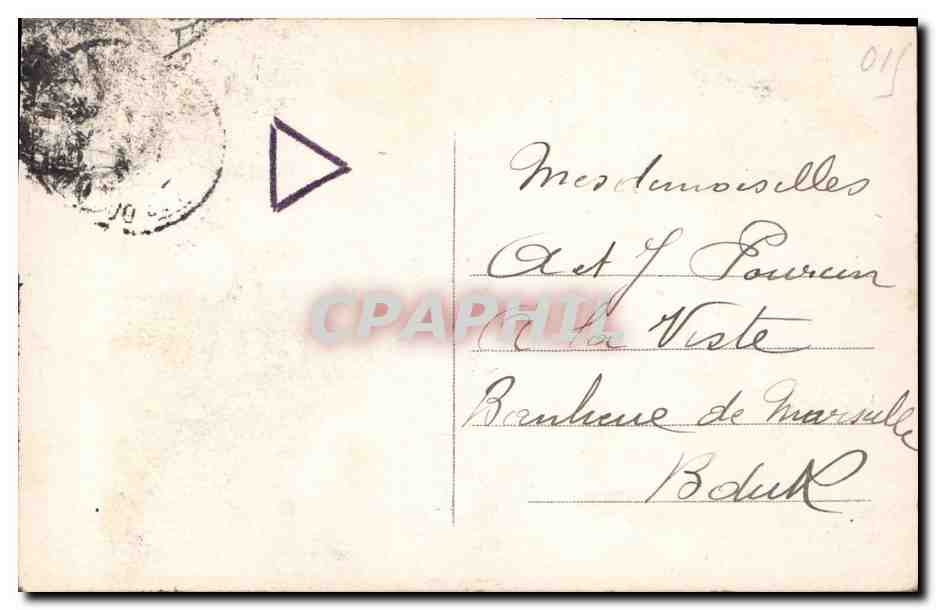 CPA Fantaisie Poisson 1er Avril Enfant  — Rückseite
