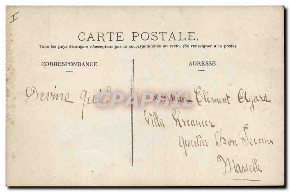 CPA Fantaisie Poisson 1er Avril Femme  — Rückseite