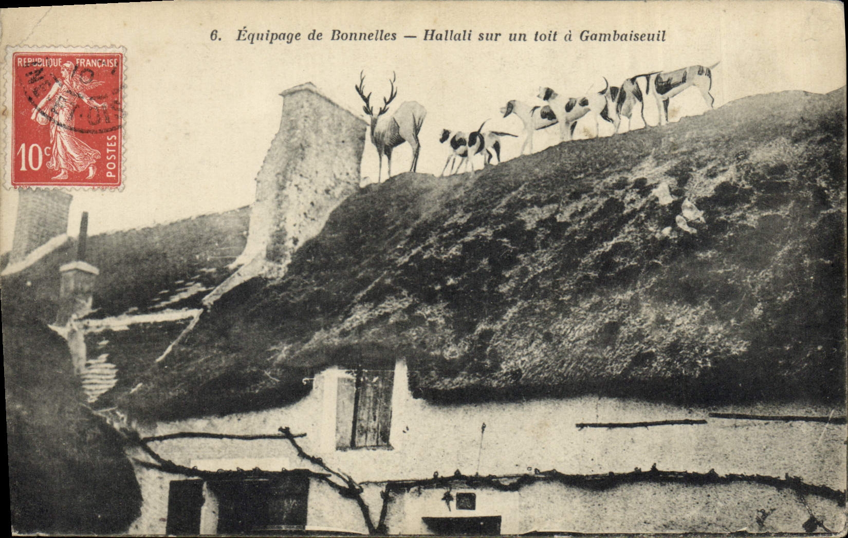 Équipage de Bonnelles — Hallali sur un toit à Gambaiseuil