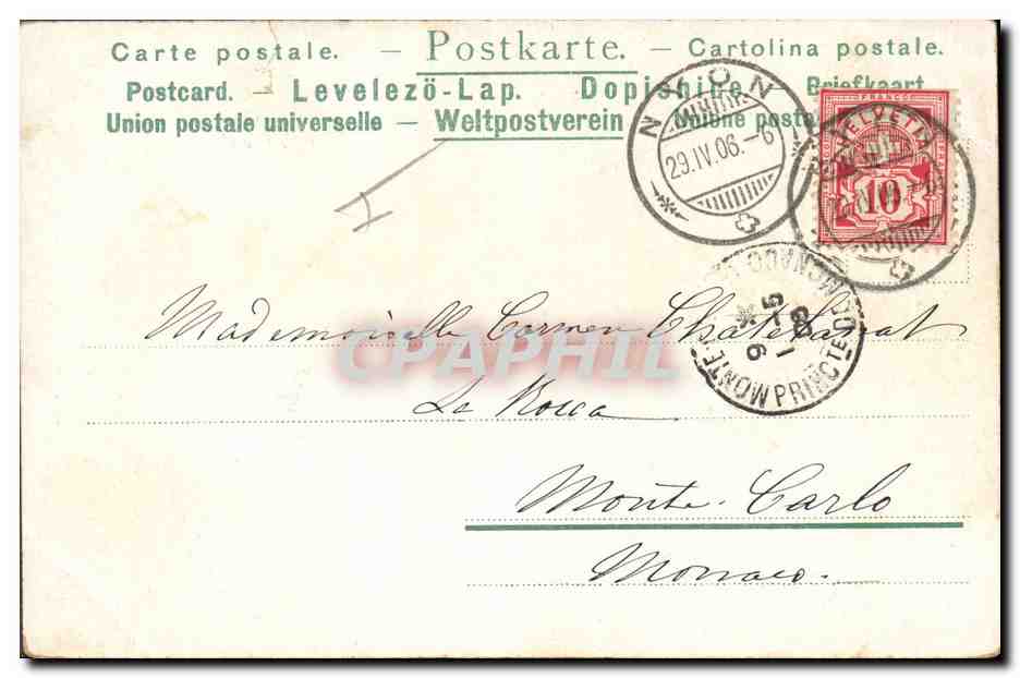 CPA Fantaisie Enfant Lapin Trafle  — Rückseite
