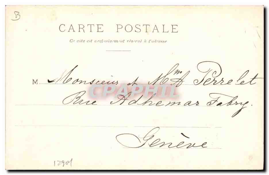 Femme en robe violette — illustration — éditeur inconnu — Achterkant