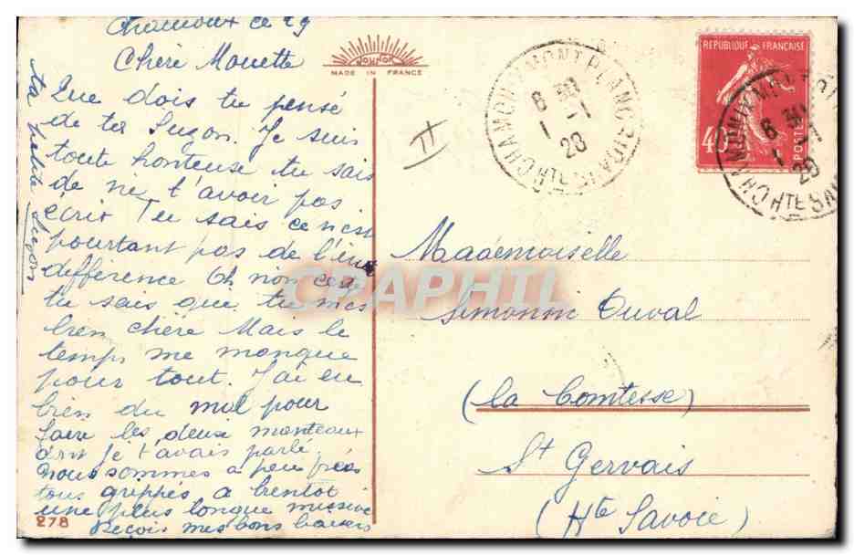 CPA Fantaisie Enfants Chien  — Verso