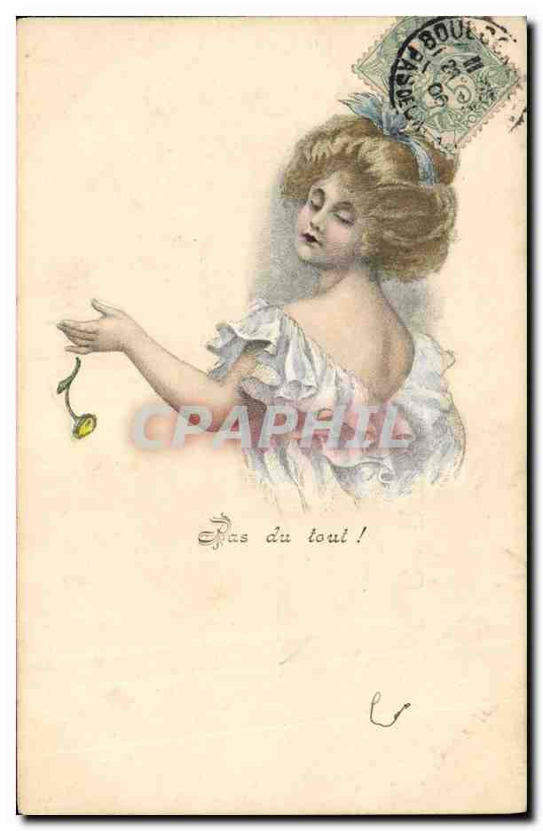 CPA Fantaisie Enfant Pas du tout 