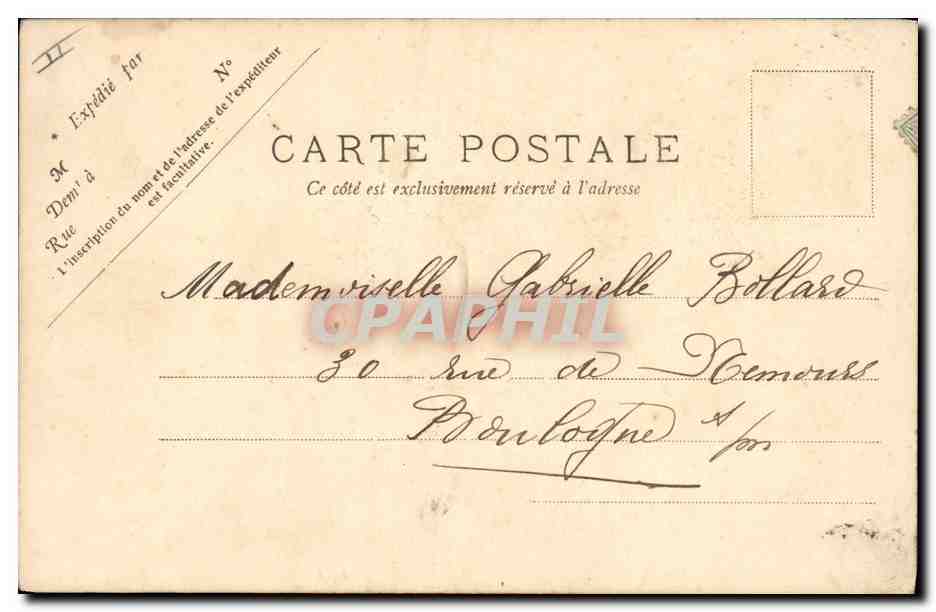 CPA Fantaisie Enfant Pas du tout  — Rückseite
