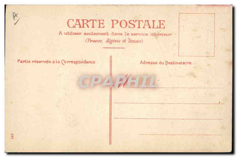 Mère grognon — caricature humoristique — éditeur non visible — Verso