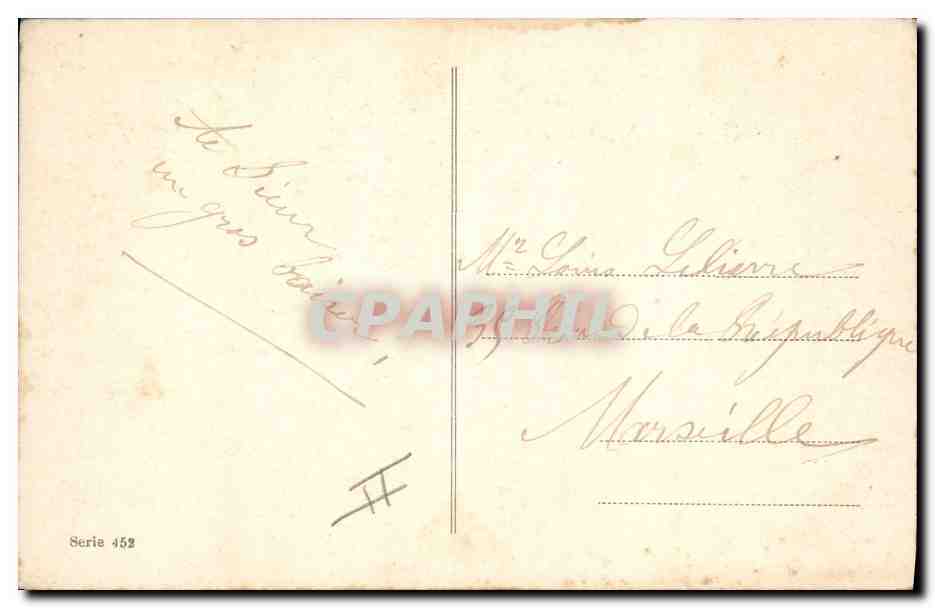 CPA Fantaisie Enfant Agneau Paques  — Rückseite