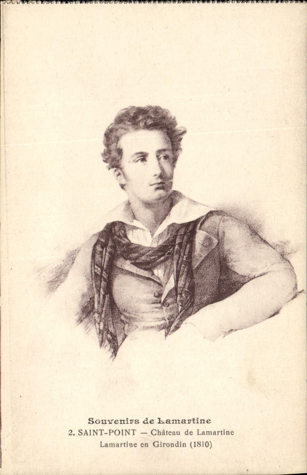 CPA Lamartine Saint Point Chateau de Lamartine en Girondin 1810 