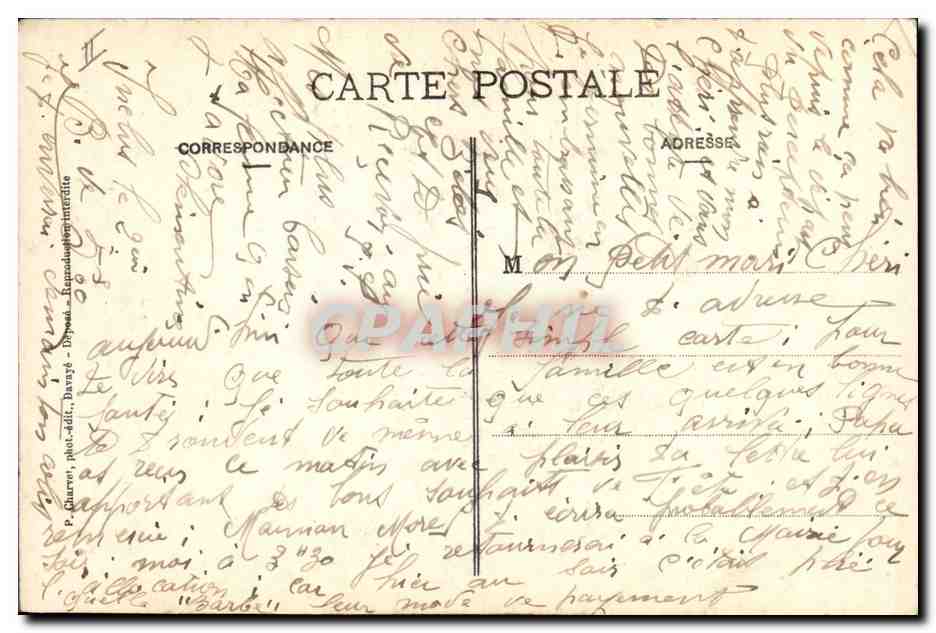 CPA Lamartine au musee de Macon par Decaisne Chien  — Verso