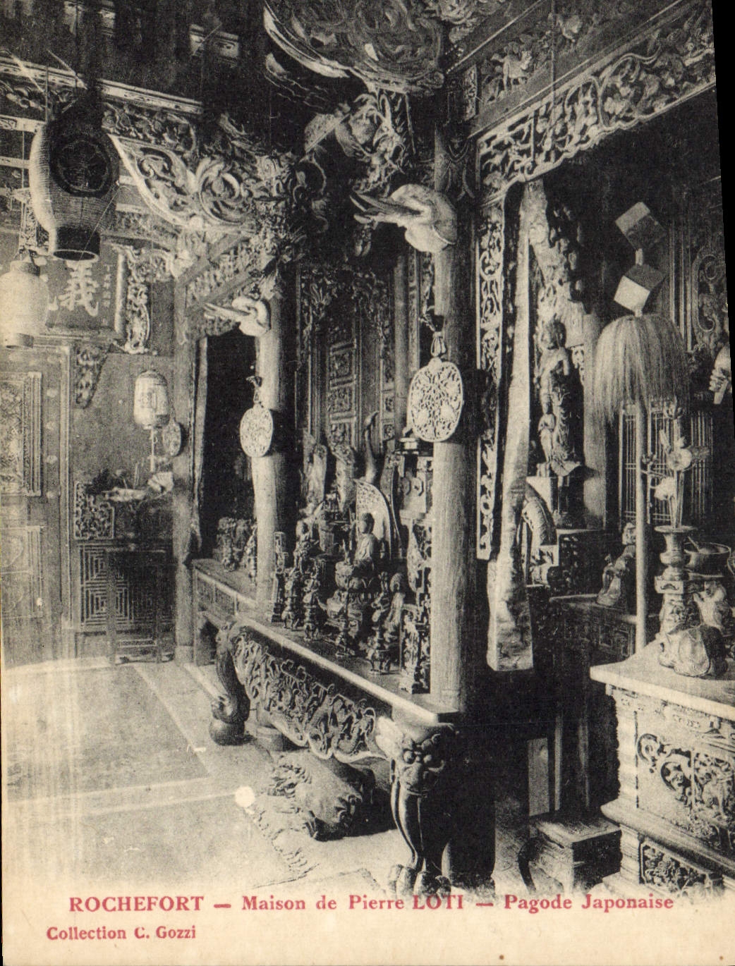 CPA Rochefort Maison de Pierre Loti Pagode japonaise Japon Nippon 
