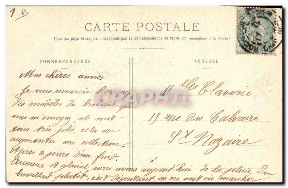 CPA Rochefort Maison de Pierre Loti Le trone dans la salle chinoise Chine China  — Rückseite