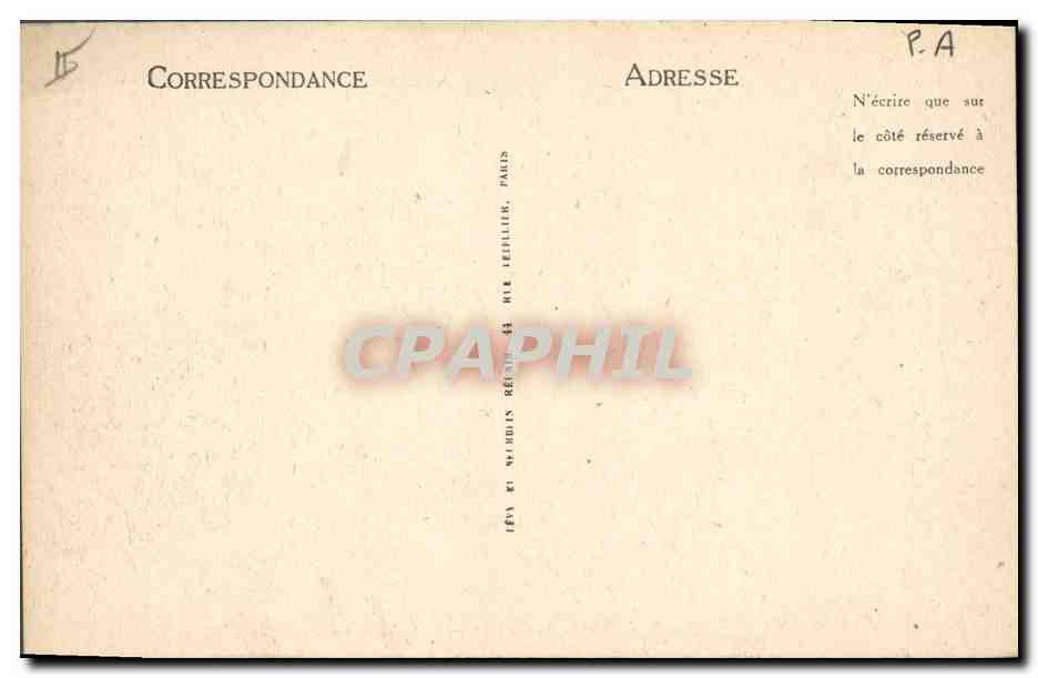 CPA Pierre Loti Hendaye Maison sur les bords de la Bidassoa  — Rückseite