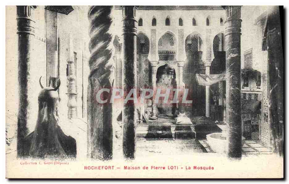 CPA Rochefort Maison de Pierre Loti La mosquee 