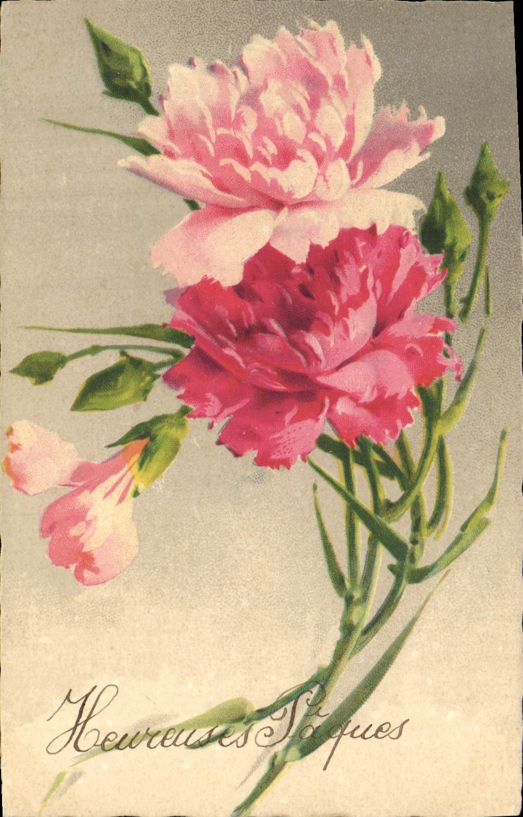 CPA Fantaisie Illustrateur Fleurs 