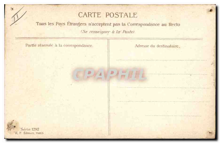 CPA Fantaisie Illustrateur Asti Femme  — Rückseite
