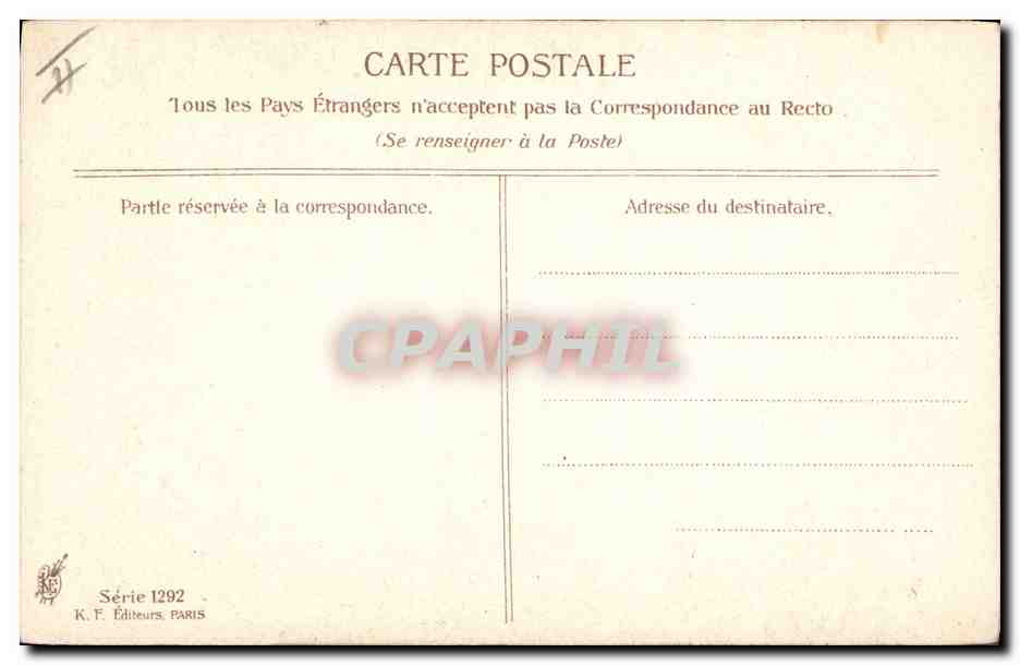 CPA Fantaisie Illustrateur Asti Femme  — Rückseite