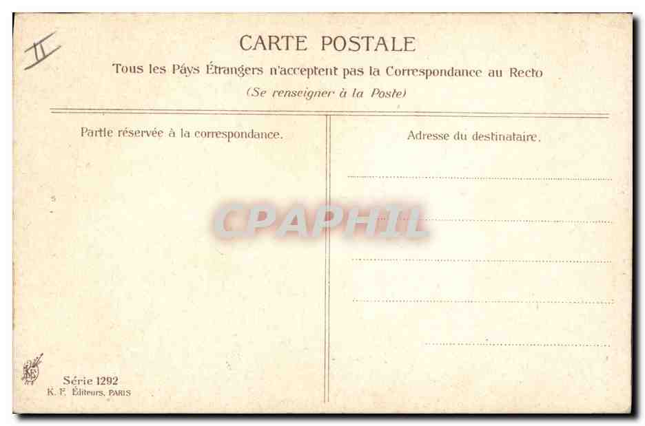 CPA Fantaisie Illustrateur Asti Femme  — Rückseite