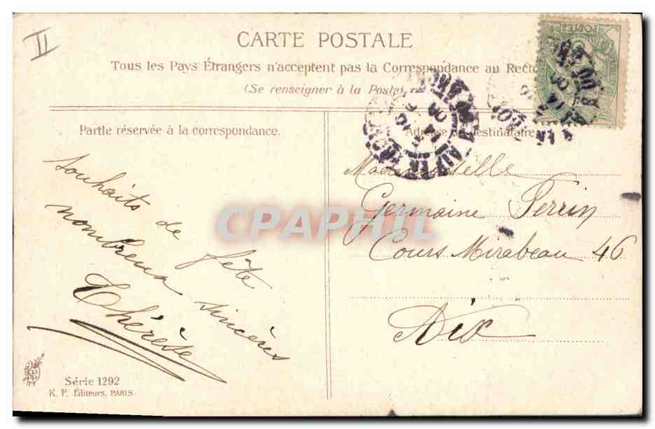 CPA Fantaisie Illustrateur Asti Femme  — Rückseite