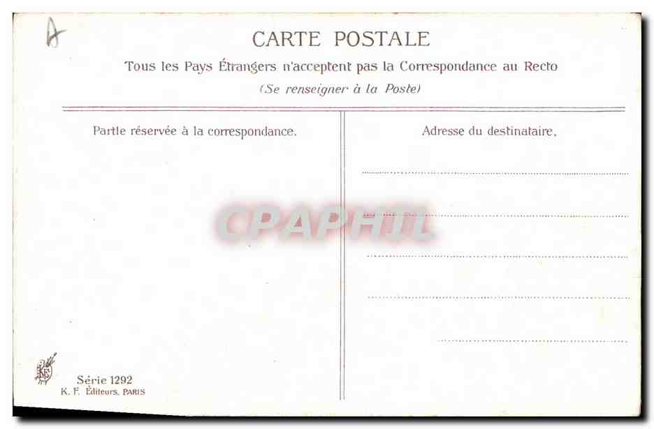 CPA Fantaisie Illustrateur Asti Femme  — Rückseite