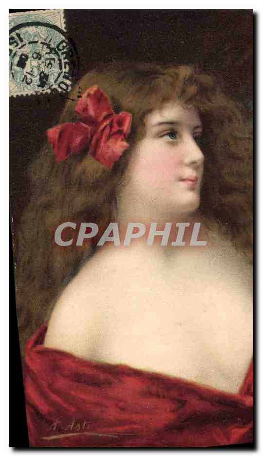 CPA Fantaisie Illustrateur Asti Femme 