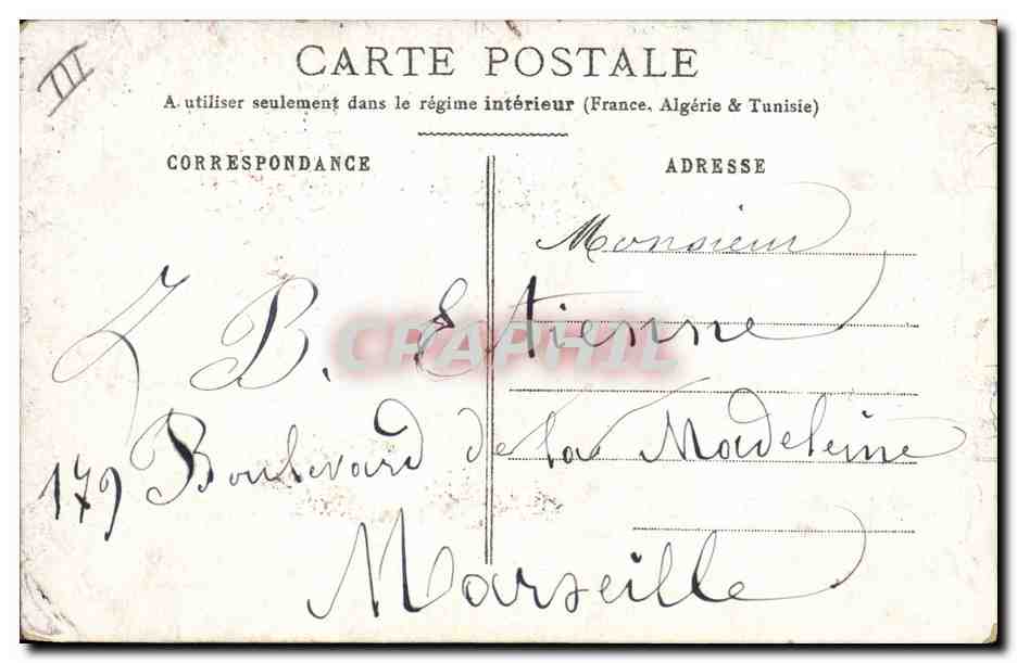 Chasse aux singes — scène humoristique — éditeur non visible — Verso