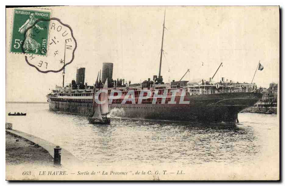 Le Havre — Sortie de "La Provence", de la C.G.T. — LL. — n°663