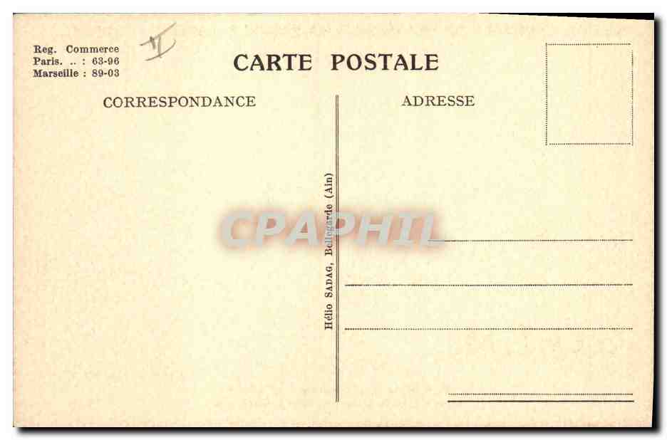 CPA Bateau Paquebot Plata SGTM Ligne rapide Marseille Dakar Bresil Plata  — Verso