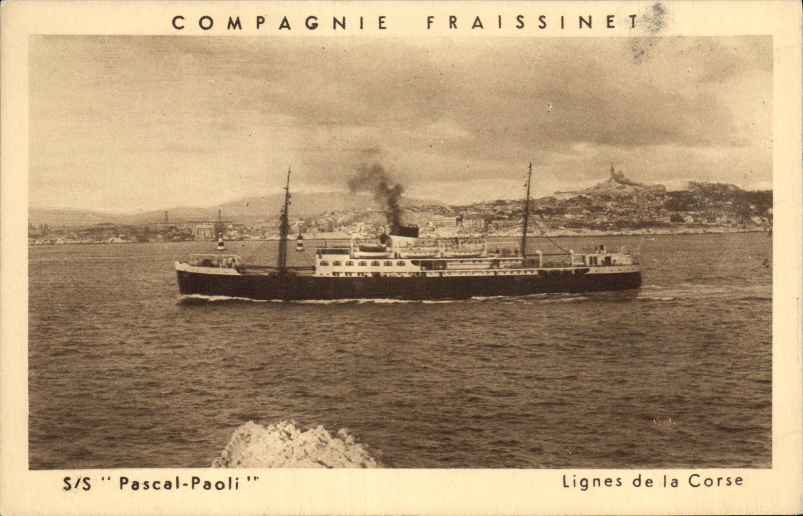 S/S 'Pascal-Paoli' — Compagnie Fraissinet, Lignes de la Corse