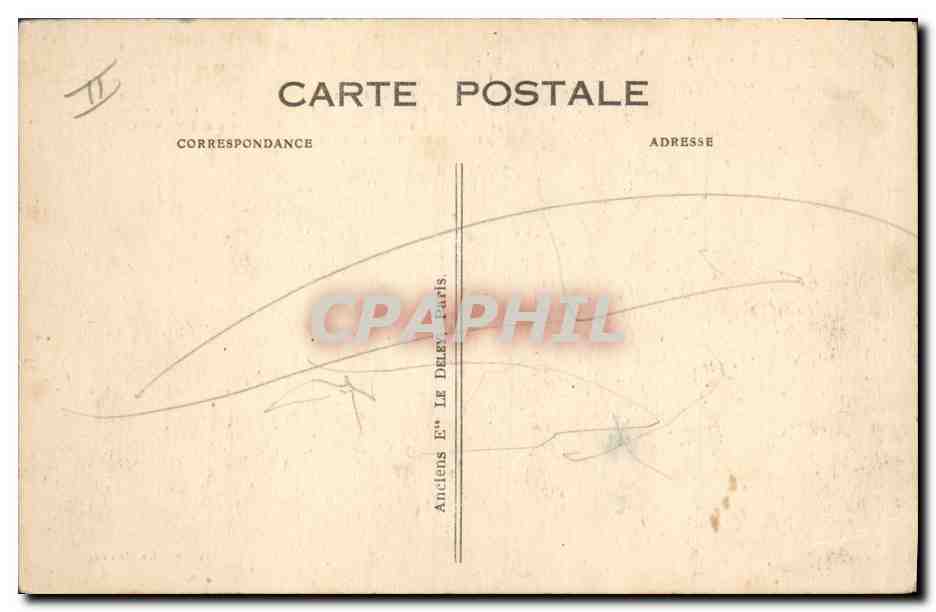 CPA Bateau Paquebot Le Havre Paris  — Verso