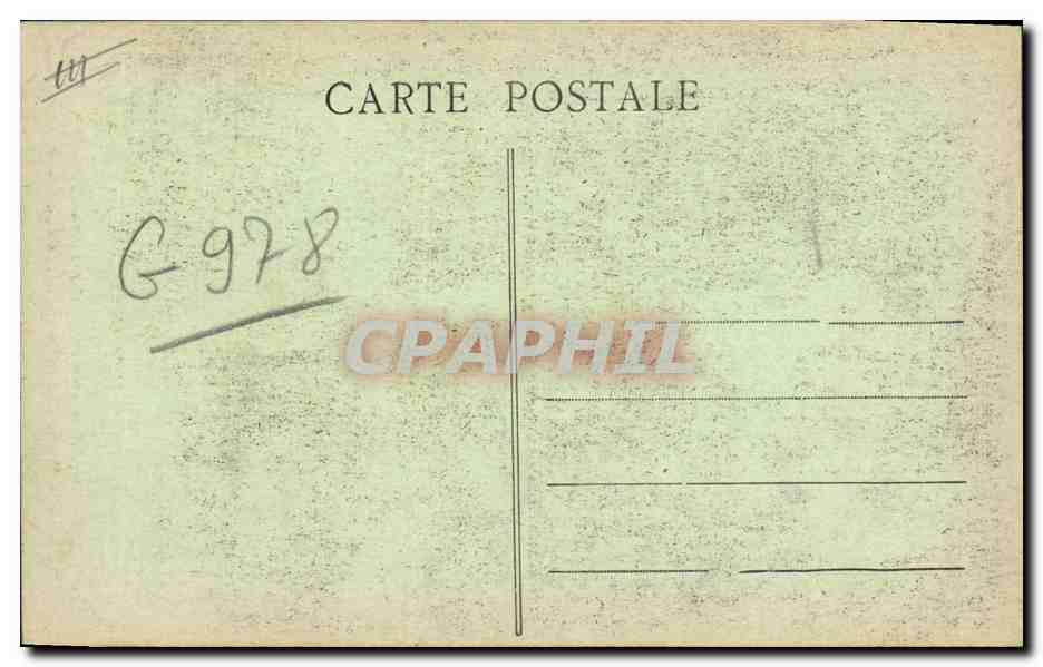 CPA Folklore Lits Clos La tentation du Pere Antoine  — Verso