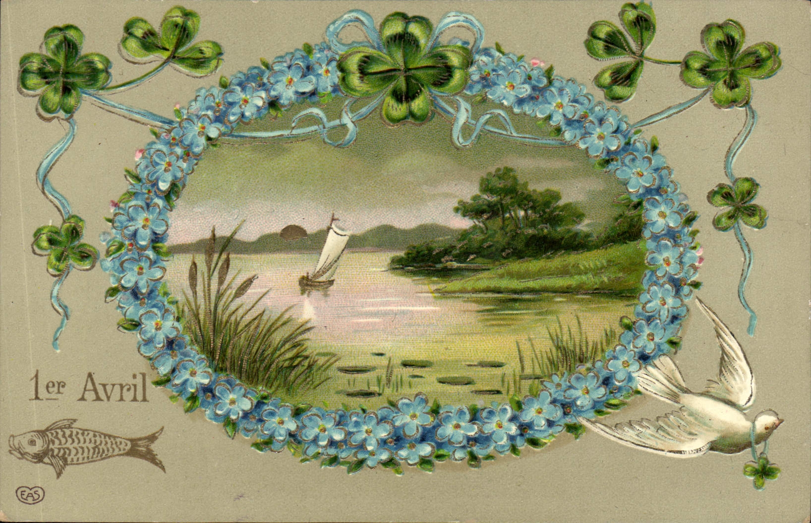 Paysage lacustre — 1er Avril — EAS