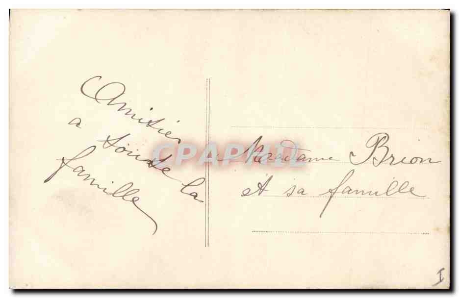 CPA Fantaisie Paques Poisson Enfant  — Rückseite