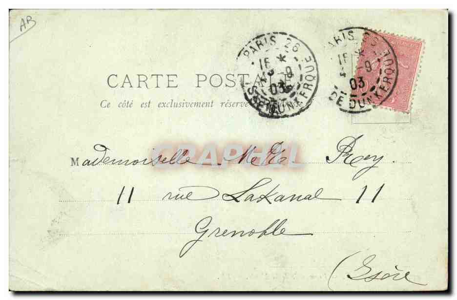 Chantilly — Promenade de la Meute — LL. n°47 — Reverso