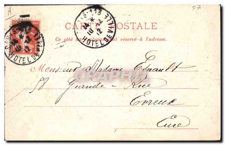 Chasse à courre en Forêt de Fontainebleau — Le départ — Éditeur : Hôtel de France, n°78 — Reverso