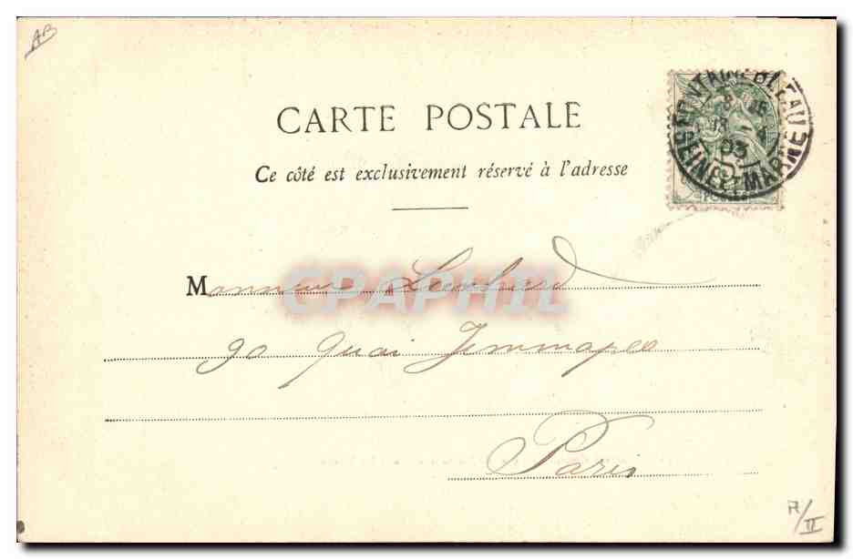 Chasse à Courre en Forêt de Fontainebleau — La Meute — Thibault, éditeurs, Fontainebleau, n°130 — Achterkant