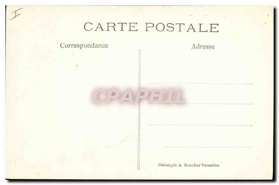 Château de Chantilly — Statues de chiens de chasse par A. Cain — Éditeur A. Cain, n°25 — Verso