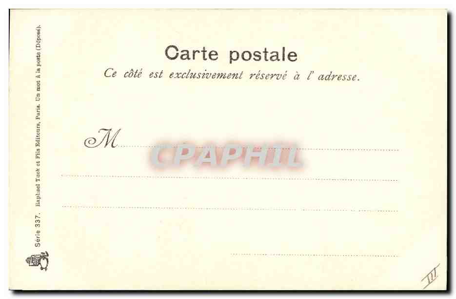CPA Fantaisie Illustrateur Femme  — Rückseite